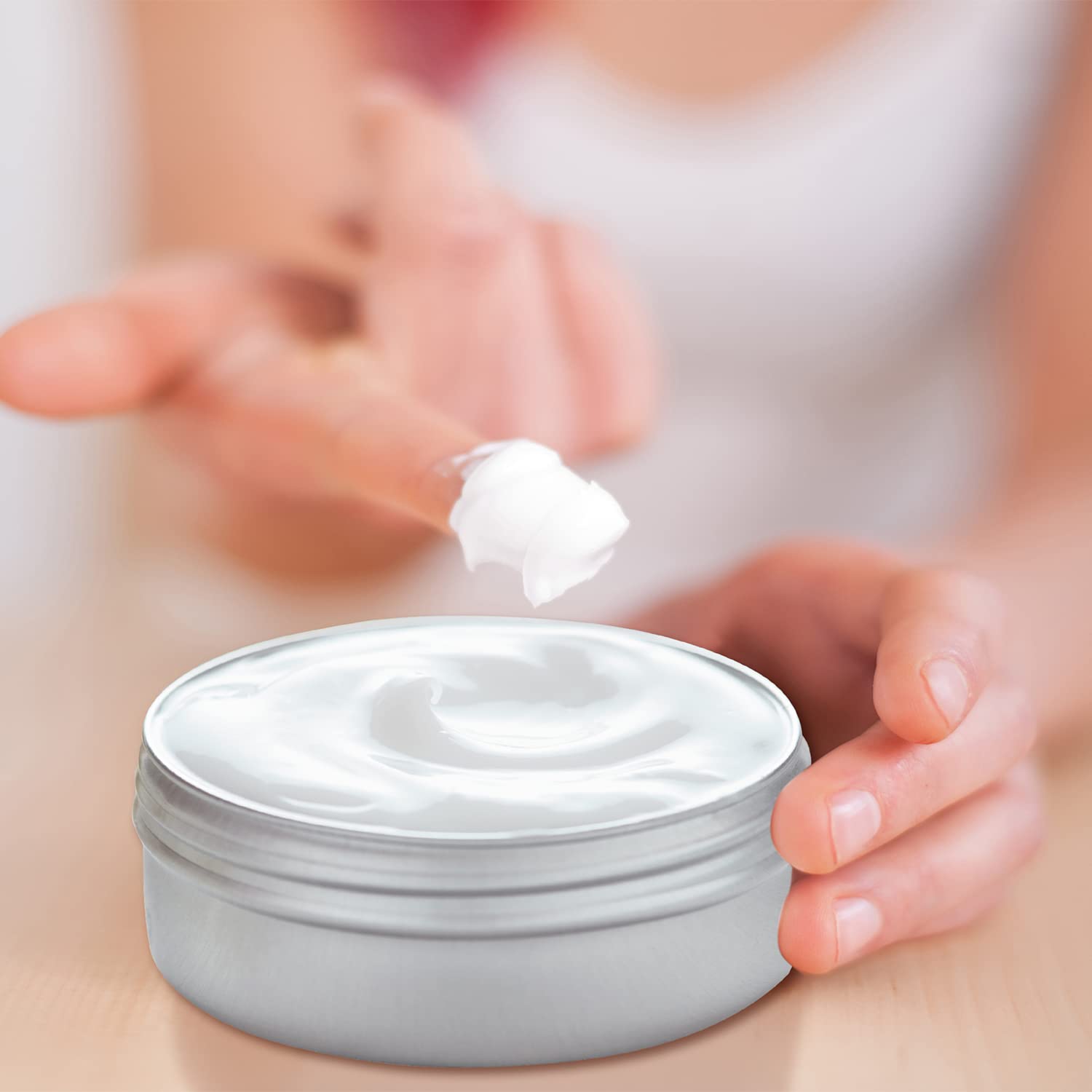 2 Ounce Aluminum Tin Jar Refillable Containers 60 Ml Aluminum Screw Lid Round Tin Container Bottle For Cosmetic,Lip Balm, Cream,